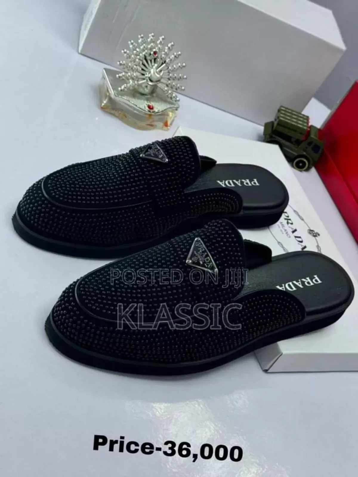 Black Half Cover Luxury Shoe