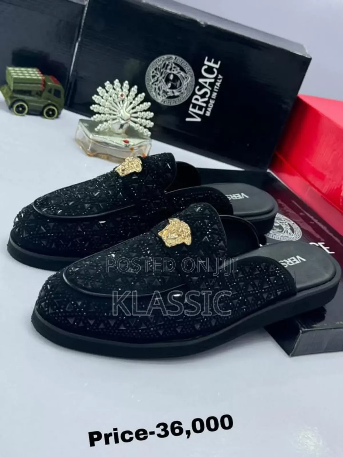 Black Half Cover Luxury Shoe