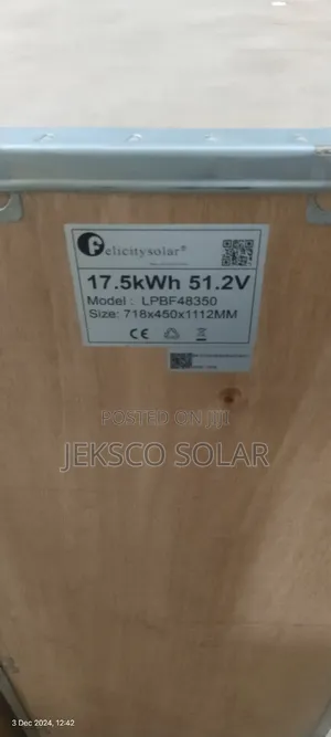 Felicity Lithium Battery, 17.5kwh, 51.2v