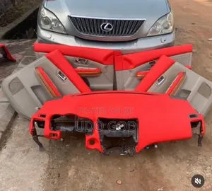 Lexus RX330 Red Interior Dashboard and Door Mat