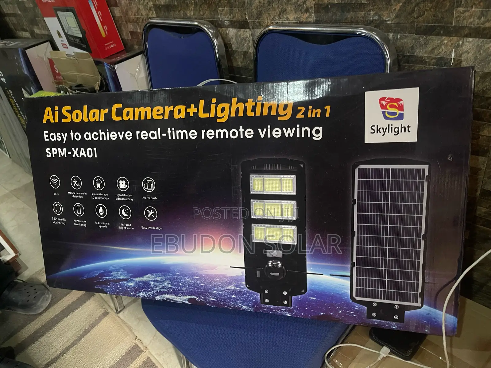 Solar Ai Camera Lighting 450watts