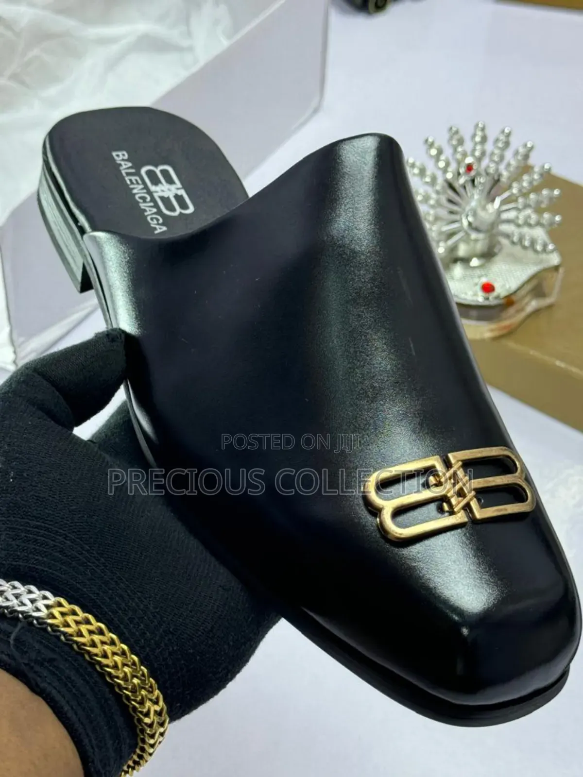 Top Quality Classic Leather Half Shoes