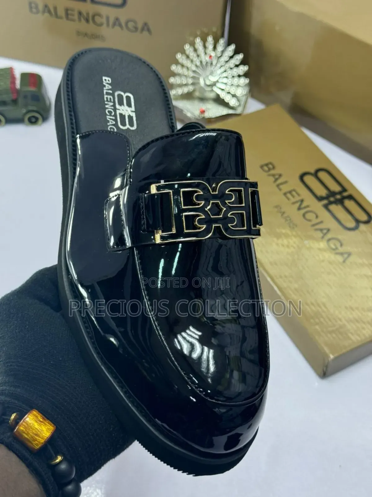 Top Quality Classic Leather Half Shoes