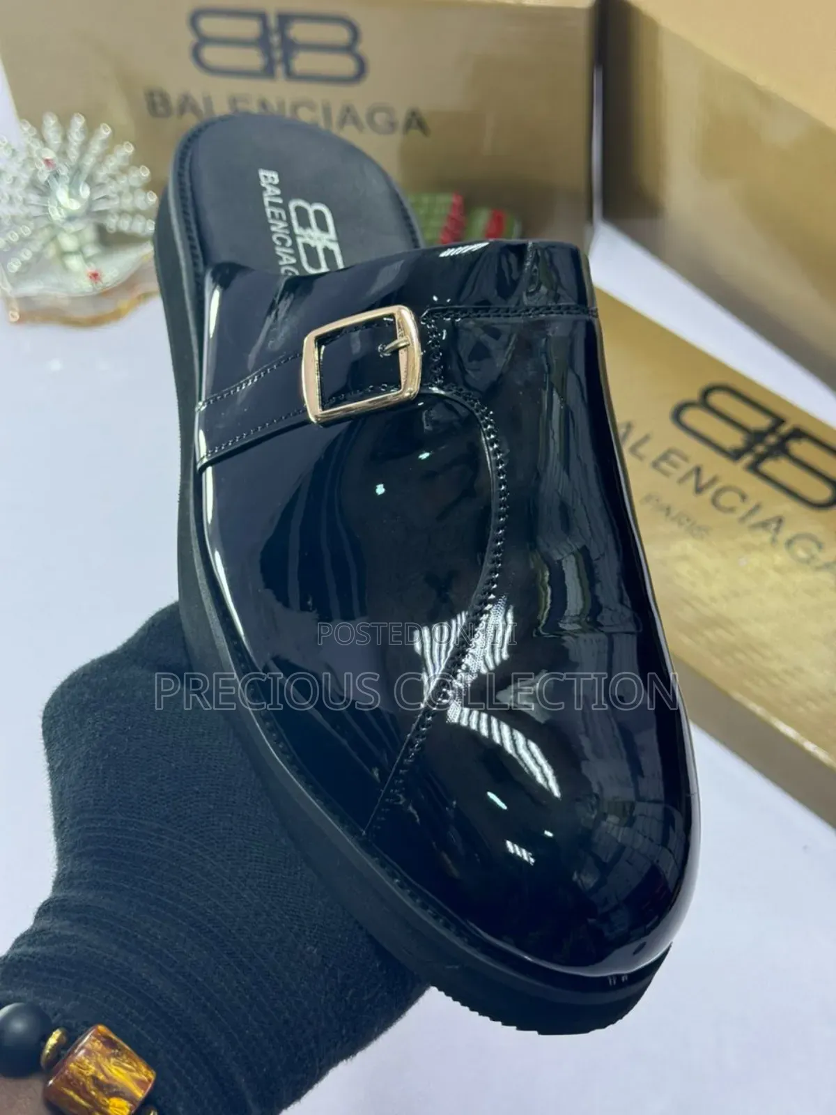 Top Quality Classic Leather Half Shoes