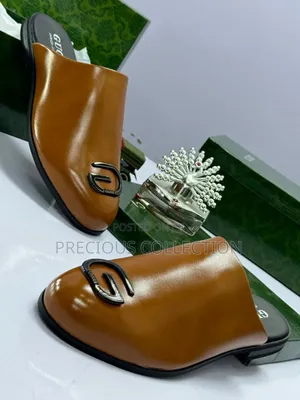 Men's Gucci Top Classic Leather Half Shoes