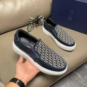 Unisex Dior White Sole Loafers