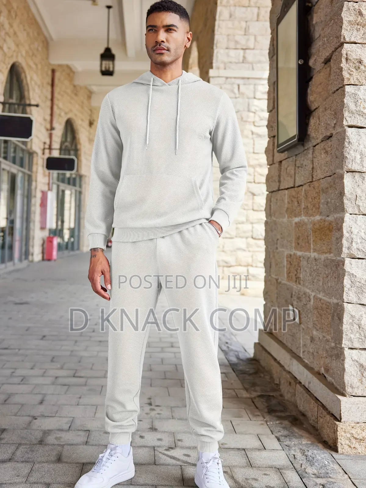 Off-White Two Pieces Sweatshirt+Sweatpant