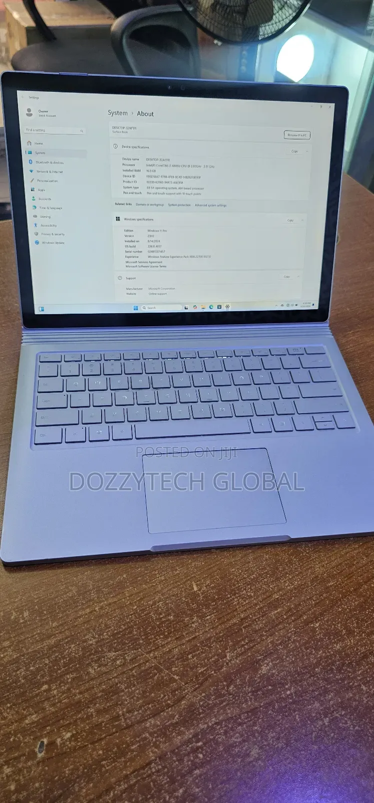 Laptop Microsoft Surface Book 16GB Intel Core I7 SSD 512GB