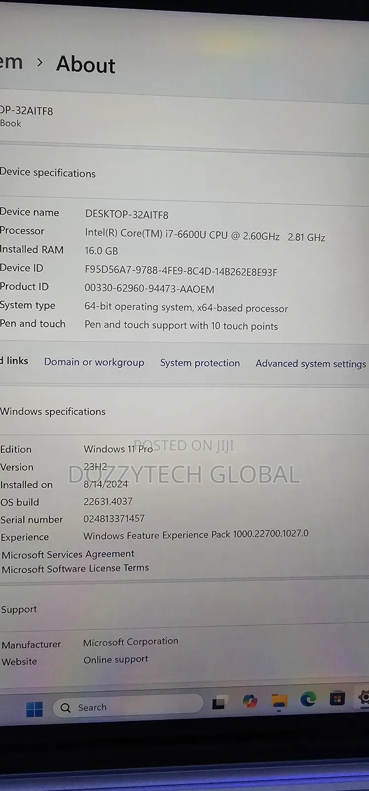 Laptop Microsoft Surface Book 16GB Intel Core I7 SSD 512GB