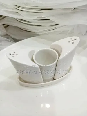 Salt , Pepper Shaker With Toothpick Holder