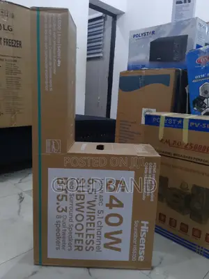 Hisense 540W His5100 Brand New Durable Subwoofer Sound Bar