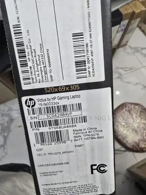 New Laptop HP Victus 15 8GB Intel Core i5 SSD 512GB