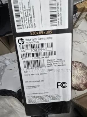 New Laptop HP Victus 15 8GB Intel Core i5 SSD 512GB