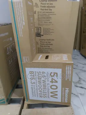 Hisense 540watt His5100 Perfect Audio Subwoofer Sound Bar