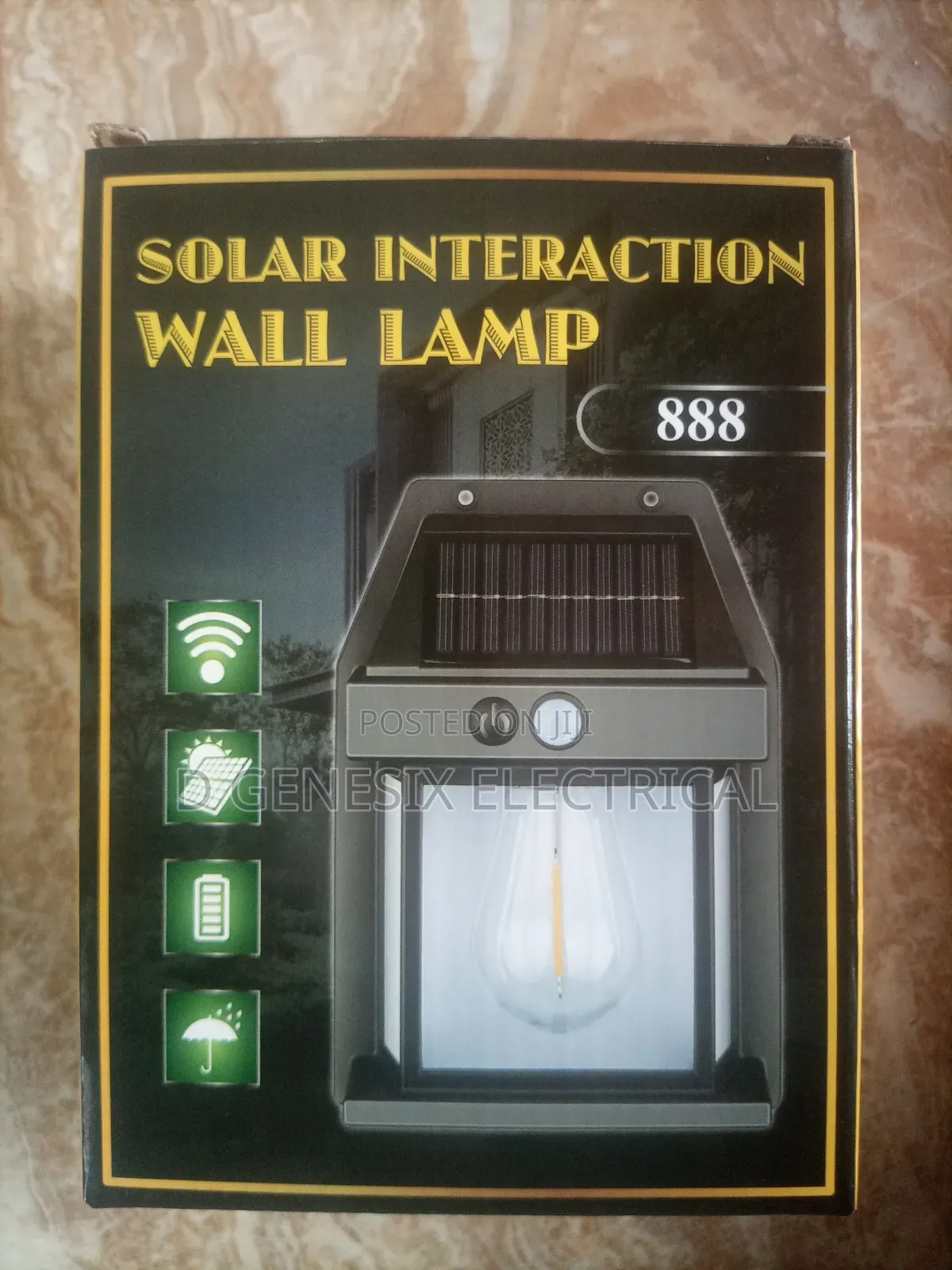 Solar Interaction Wall Light