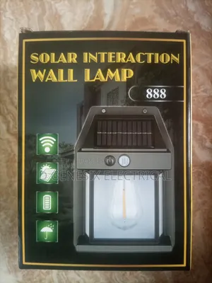 Solar Interaction Wall Light