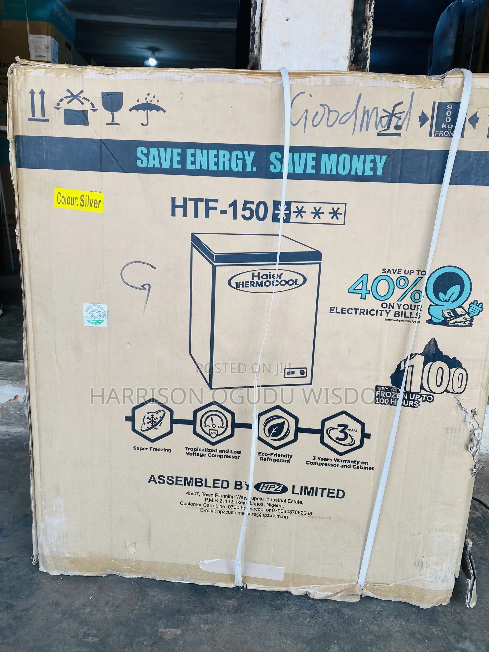 Original Thermocool Deep Freezer 150L Available for Sale