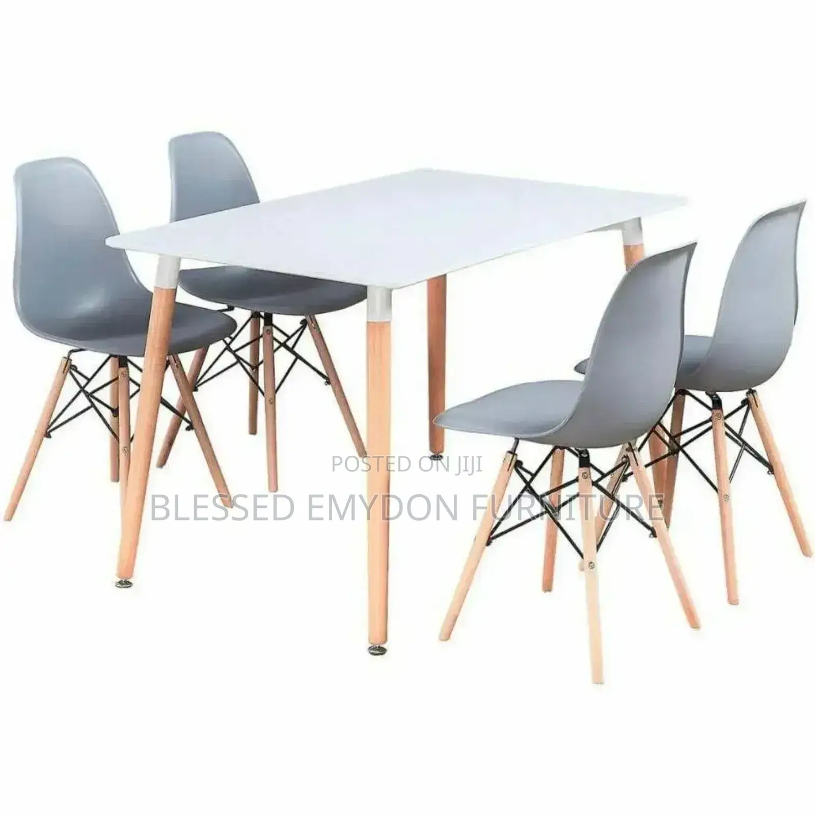 Dining Table and Chairs Set Modern Table and 4 Chairs