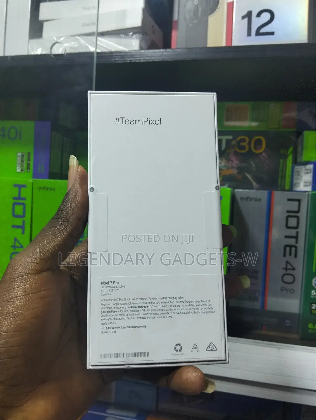 New Google Pixel 7 Pro 128 GB Black