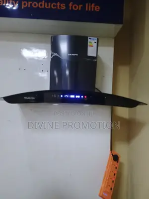 90cm Digital Hand Wave Polystar Range Hood, Heat Extractor