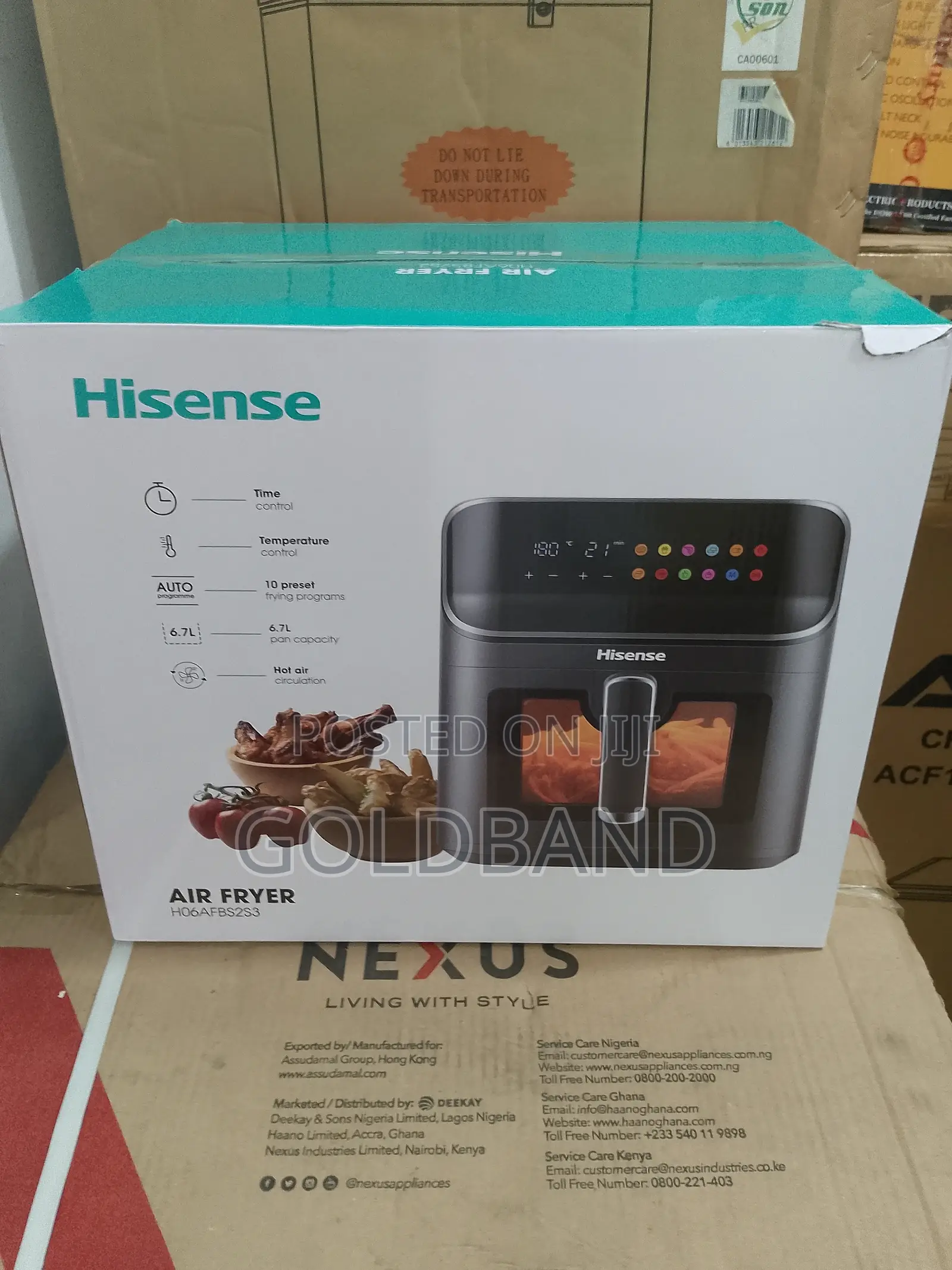 Hisense 6.7L Cook PRO Air Fryer (H06afbs2s3)