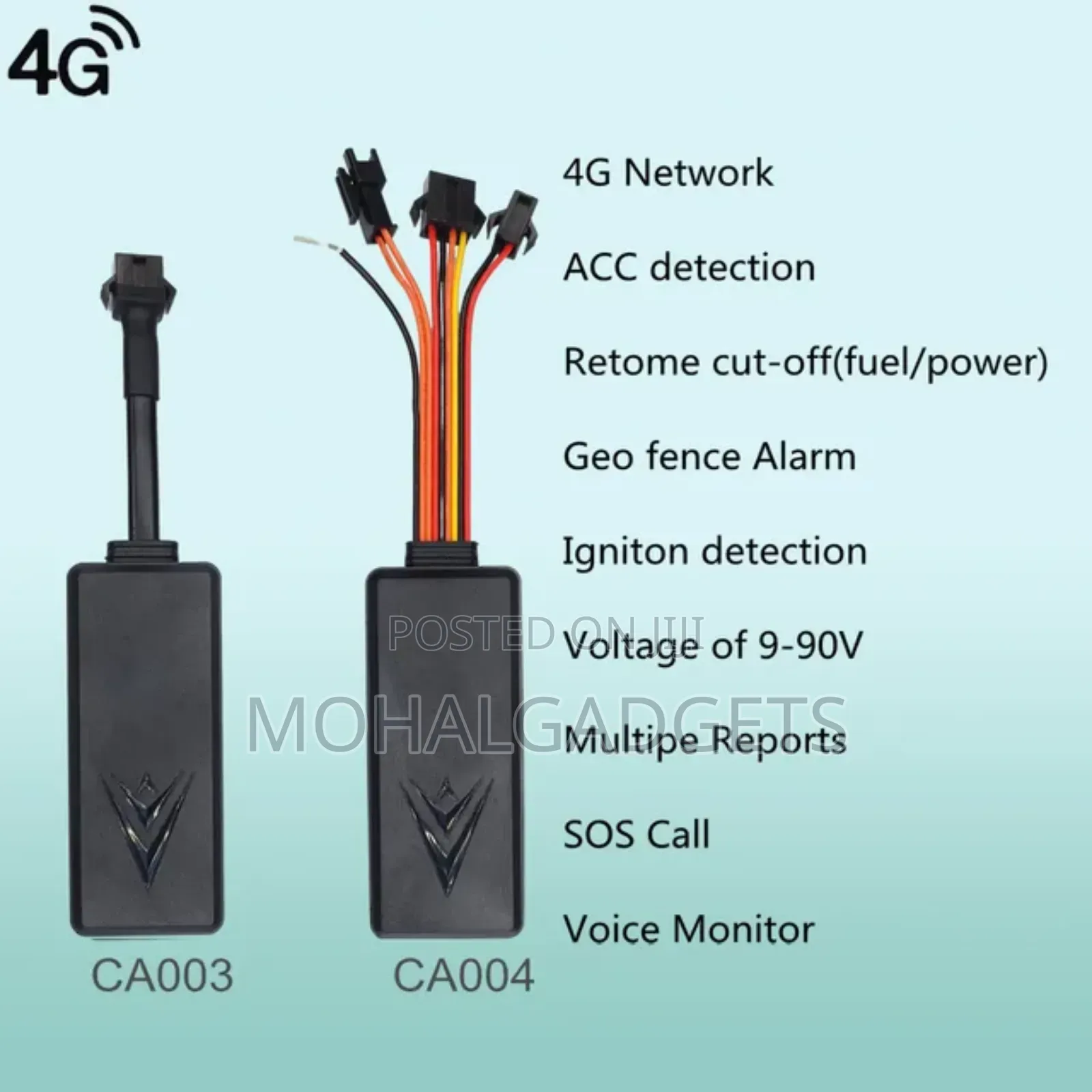 Car GPS Tracker(4g + Disable and Enable Engine)