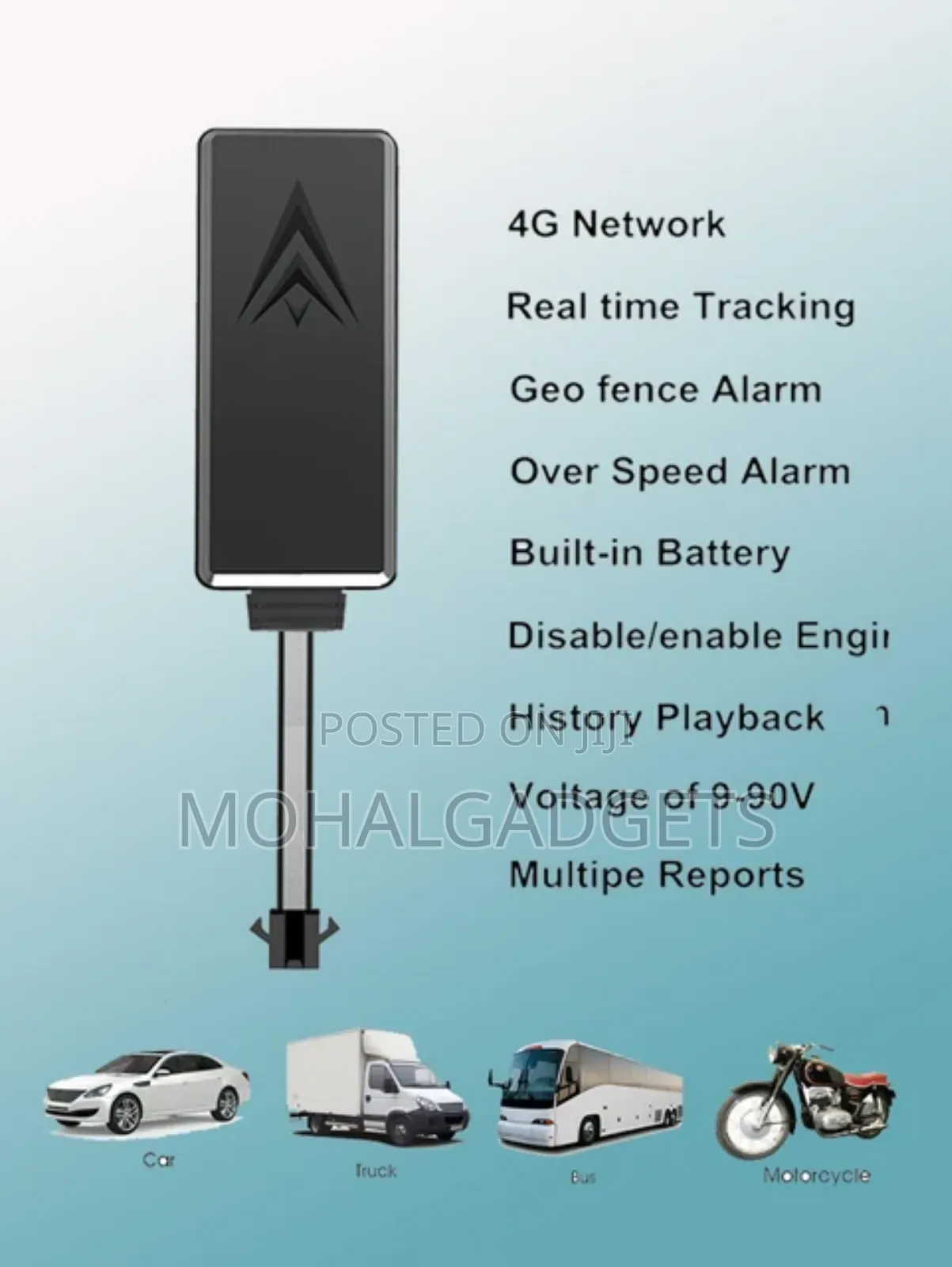 Car GPS Tracker(4g + Disable and Enable Engine)