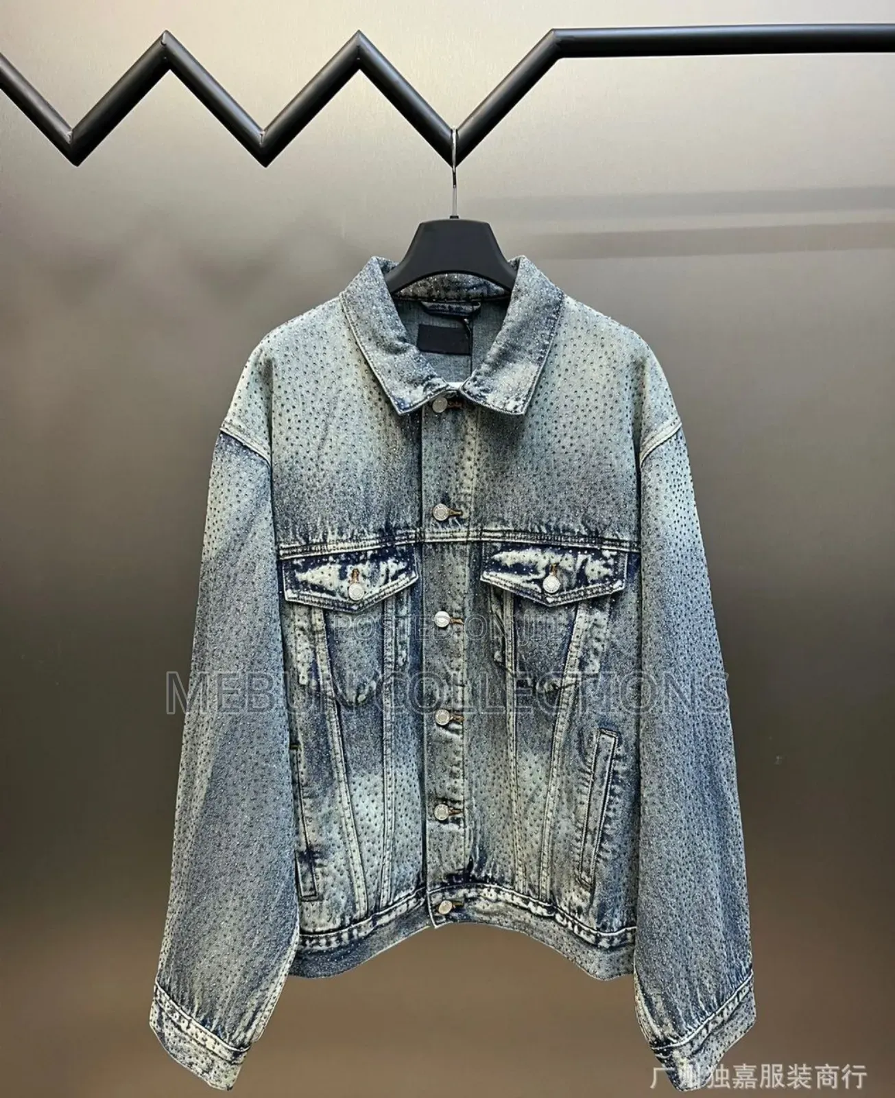High Quality Gucci Stone Bedded Denim Jacket