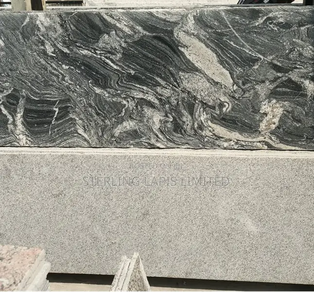 Water Wave Grey Marble Slab