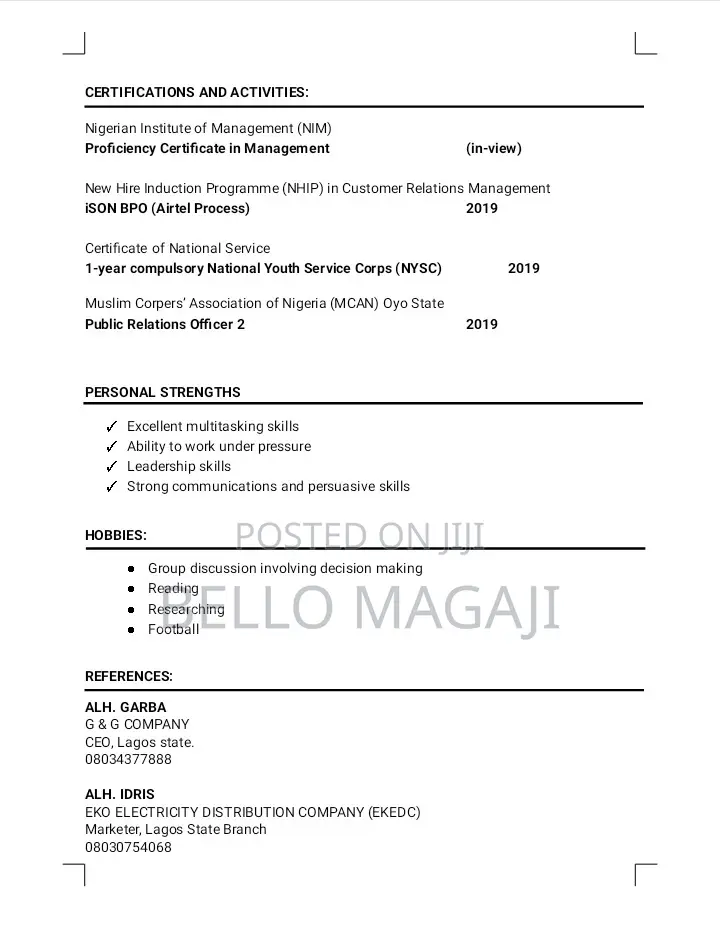 Logistics Officer