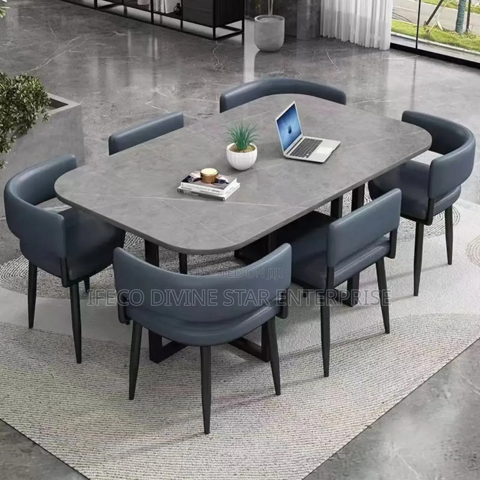 Marble 6-Seater Dining Table