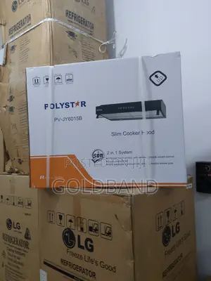 Polystar 60cm 2in1 Slim Cookerhood With Remote Control