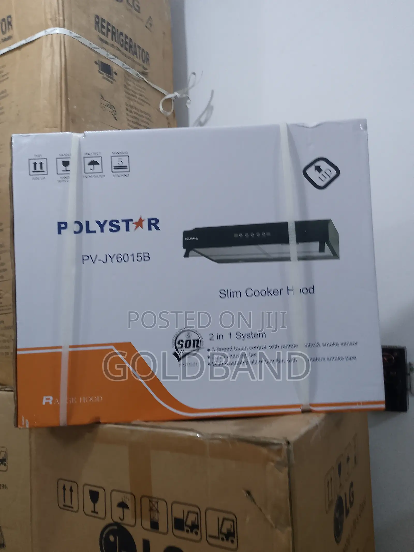 Polystar 60cm 2in1 Vent-Tech Slim Cookerhood (Pv-Jy6015b)