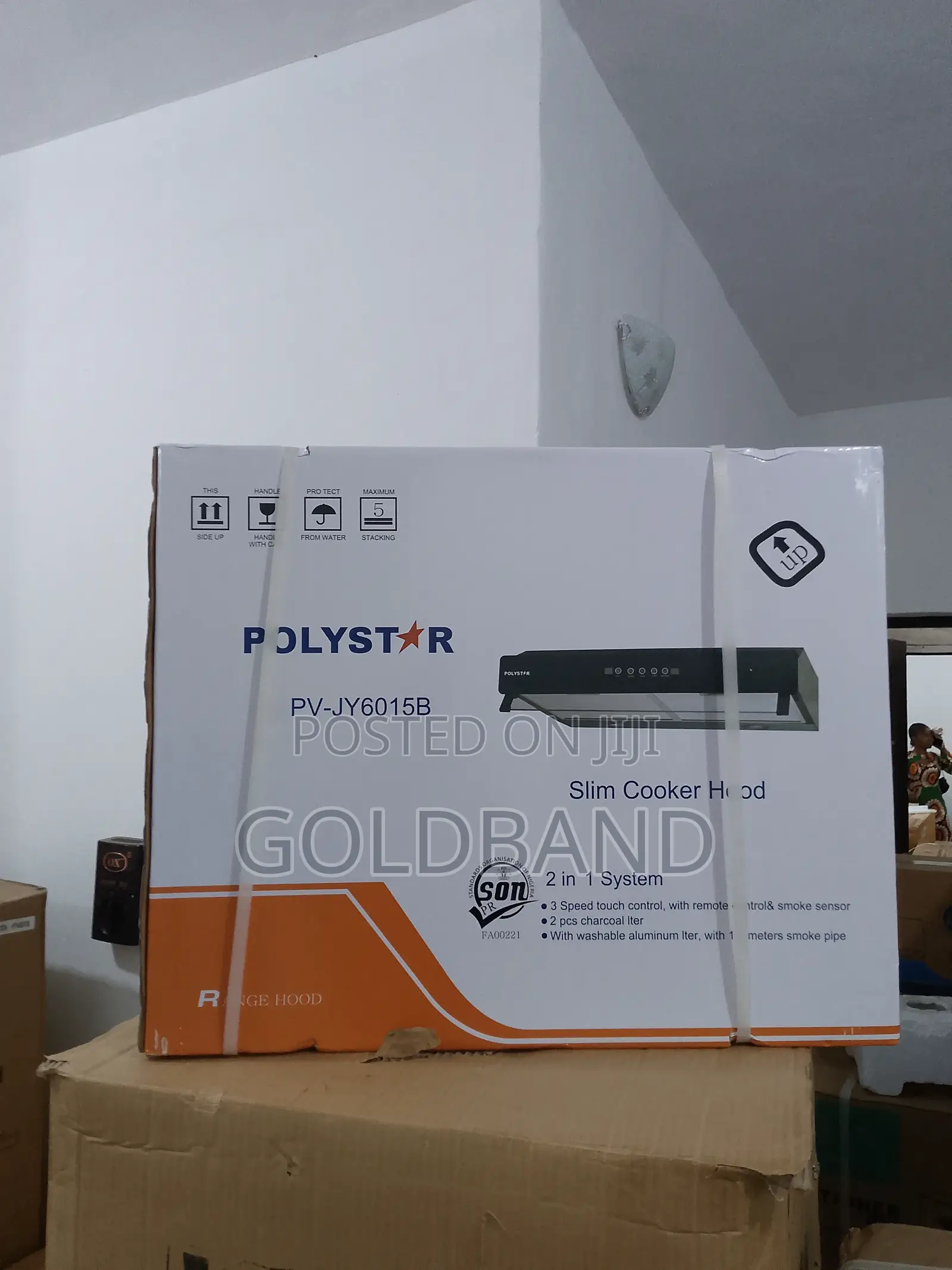 Polystar 60cm 2in1 Vent-Tech Slim Cookerhood (Pv-Jy6015b)