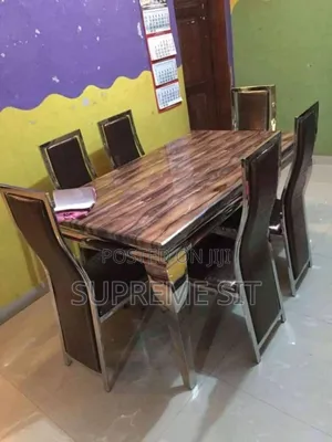 High Quality Real Marble Dinning Set.