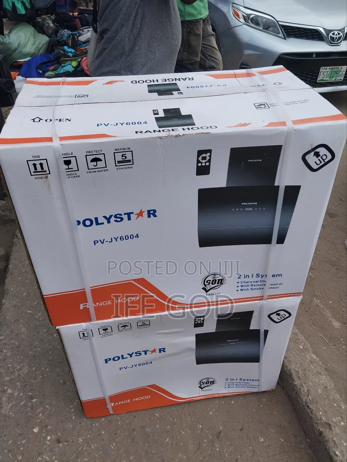 Original Polystar Automatic Inverter Heat Extractor 60x60cm