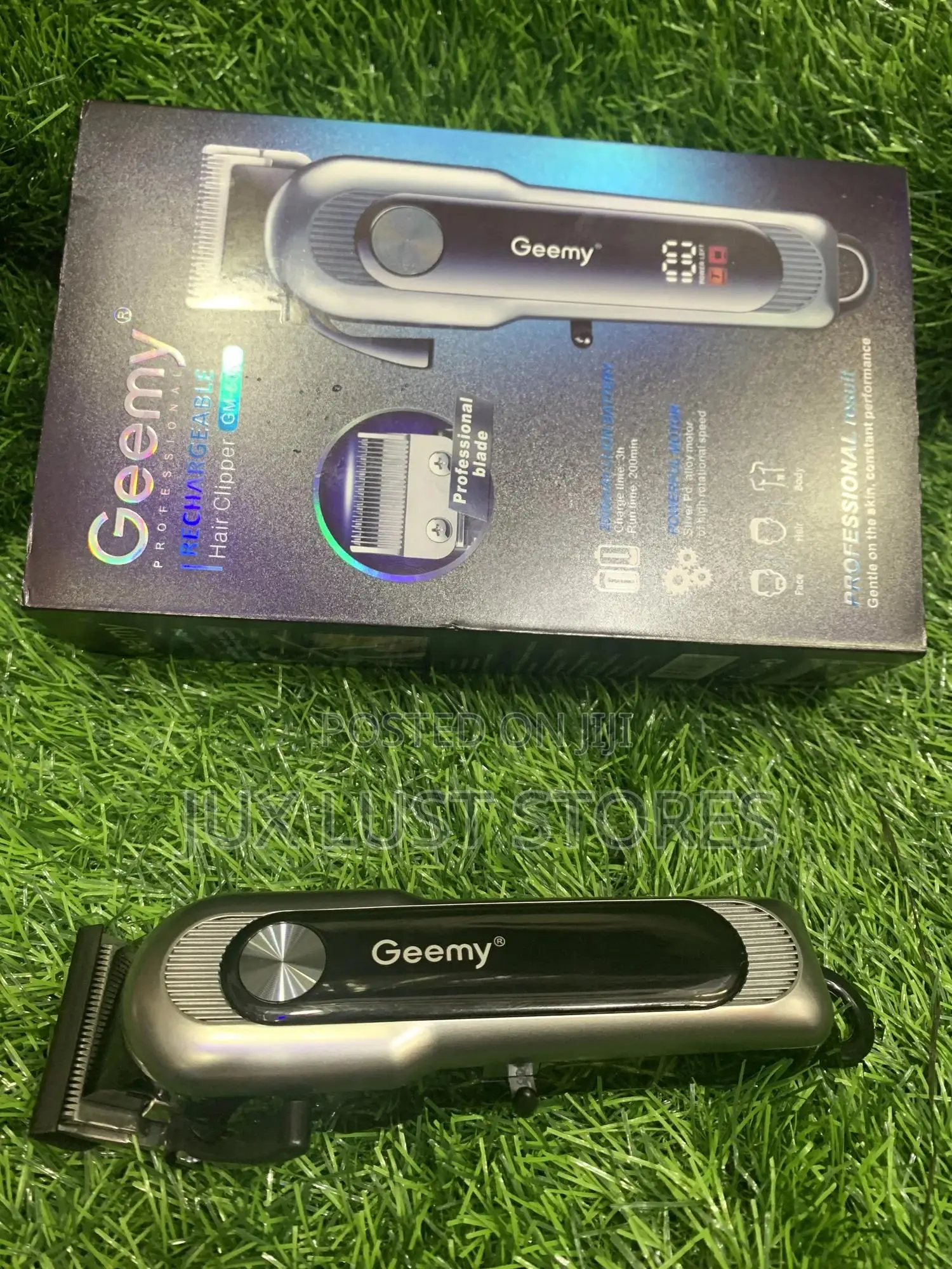 Rechargeable Hair Clippers With Led Battery Display
