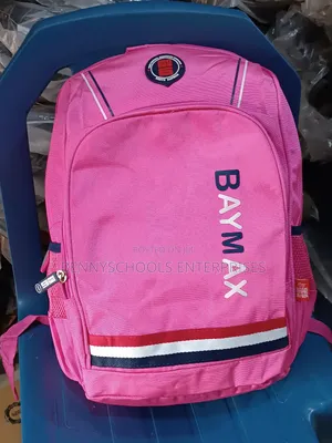 Pink Stock Backpack and School Bag