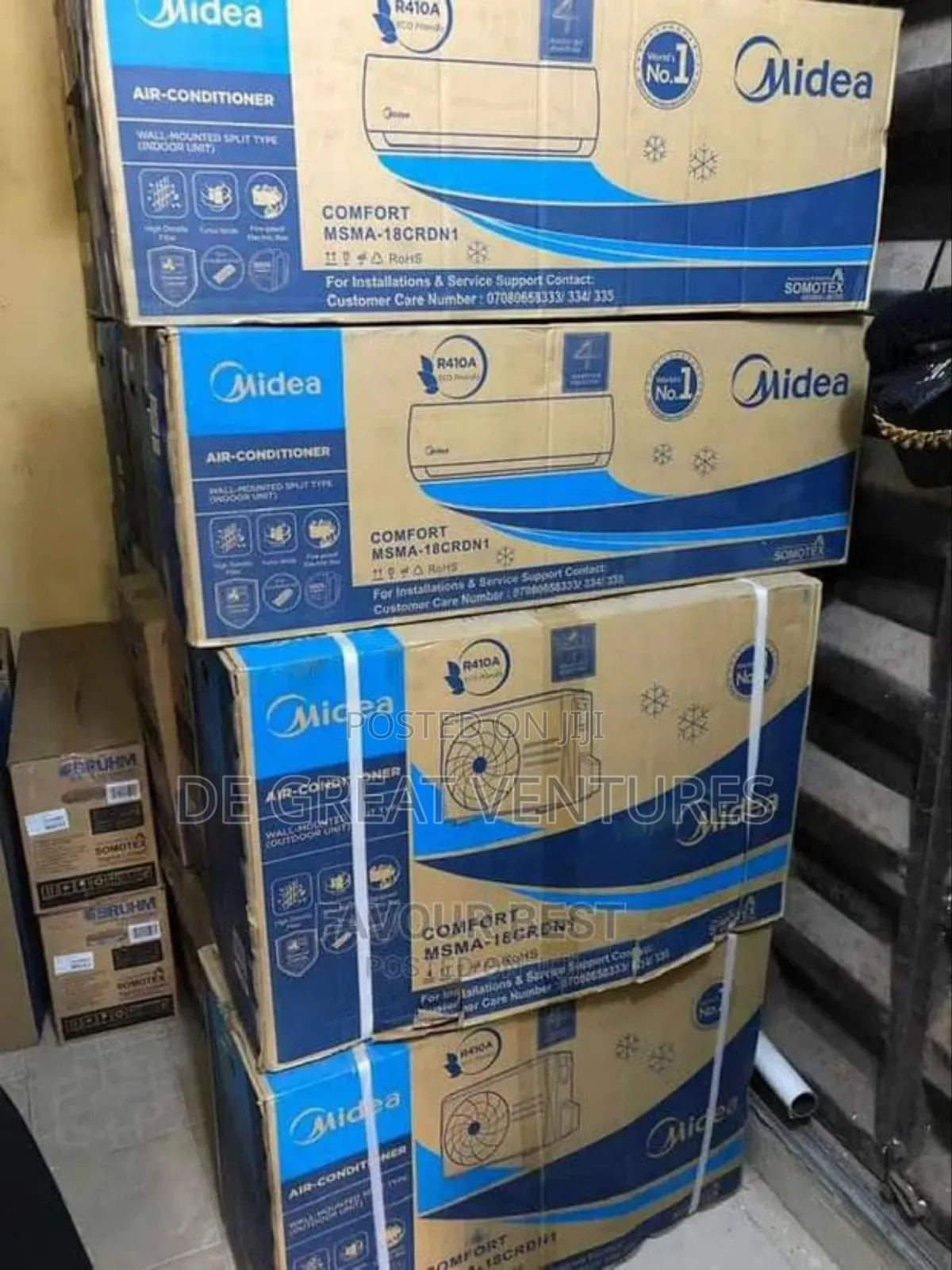 Brand New Middea 2hp Split Unit Air Conditioner>>Copper>>