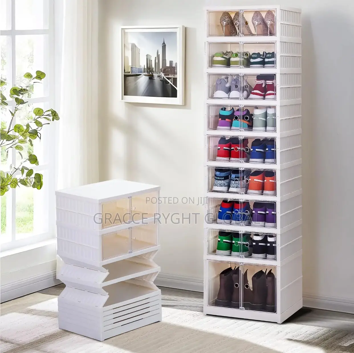 Collapsible Closet Shoe Rack 9 Layer