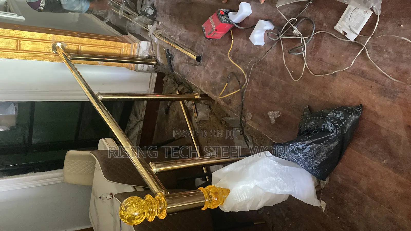 Imported Crstal Rails Golden Design
