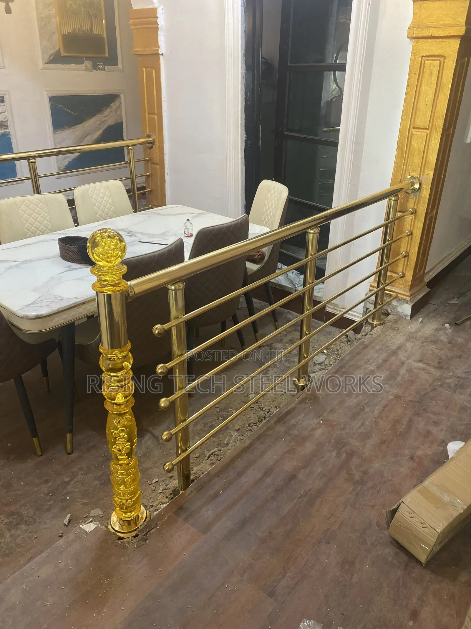 Imported Crstal Rails Golden Design