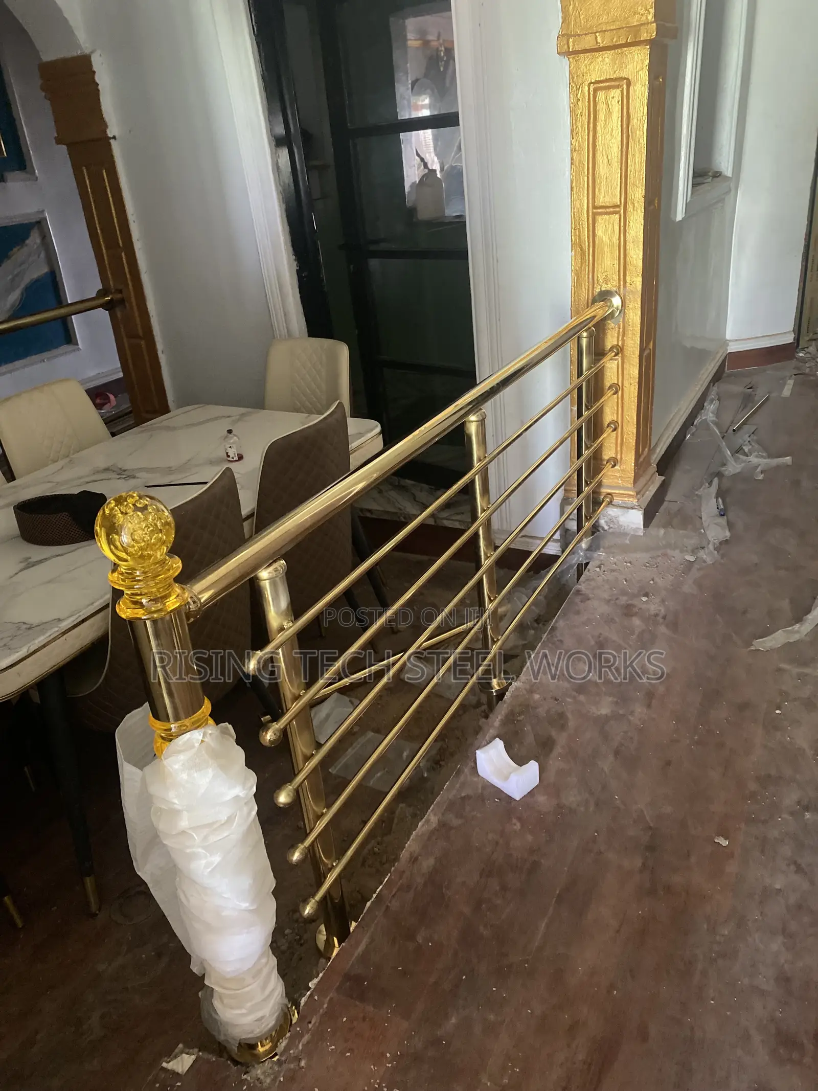 Imported Crstal Rails Golden Design