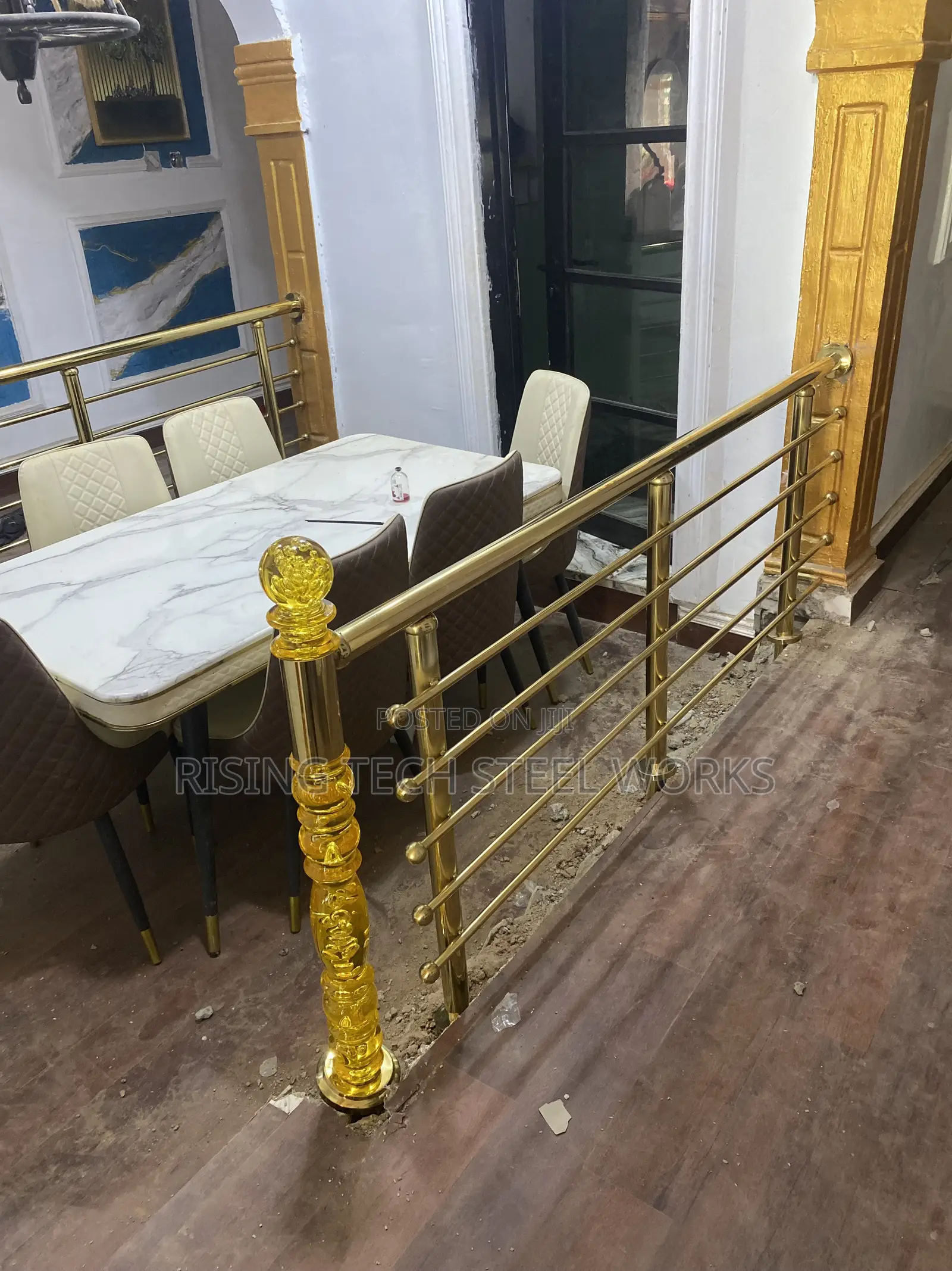 Imported Crstal Rails Golden Design
