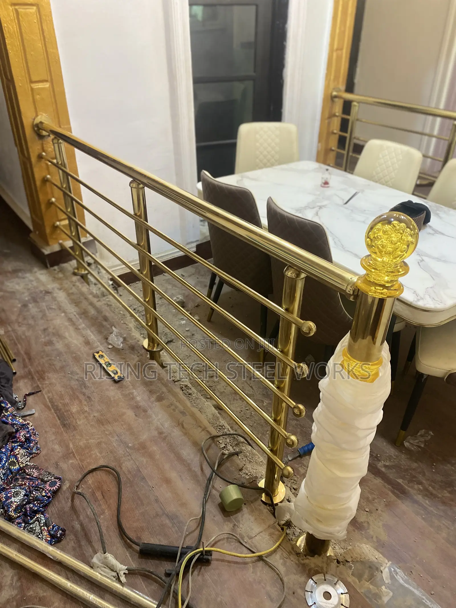 Imported Crstal Rails Golden Design