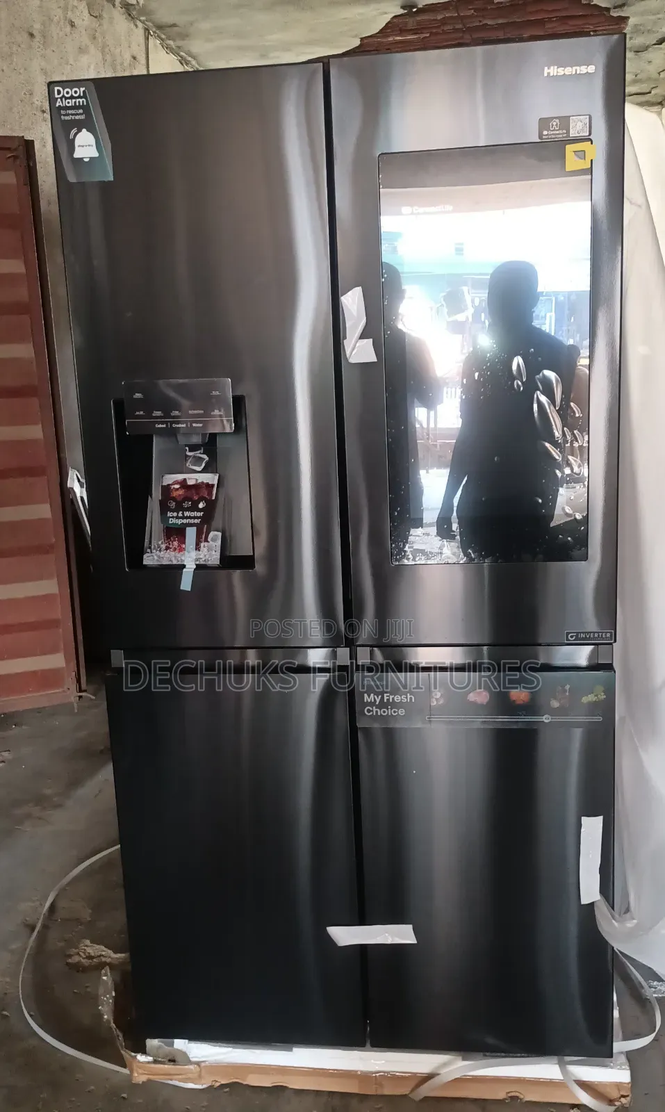 Hisense 4 Door Inverter, Smart Connection,Ice Cube Maker