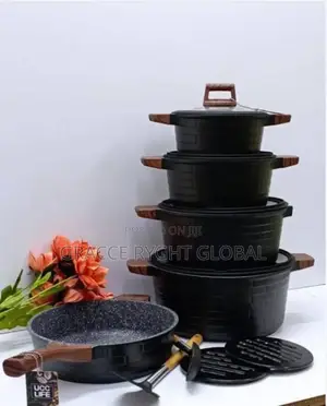 13pcs UCC Life Granite Nonstick Cookware Set Bricks Design