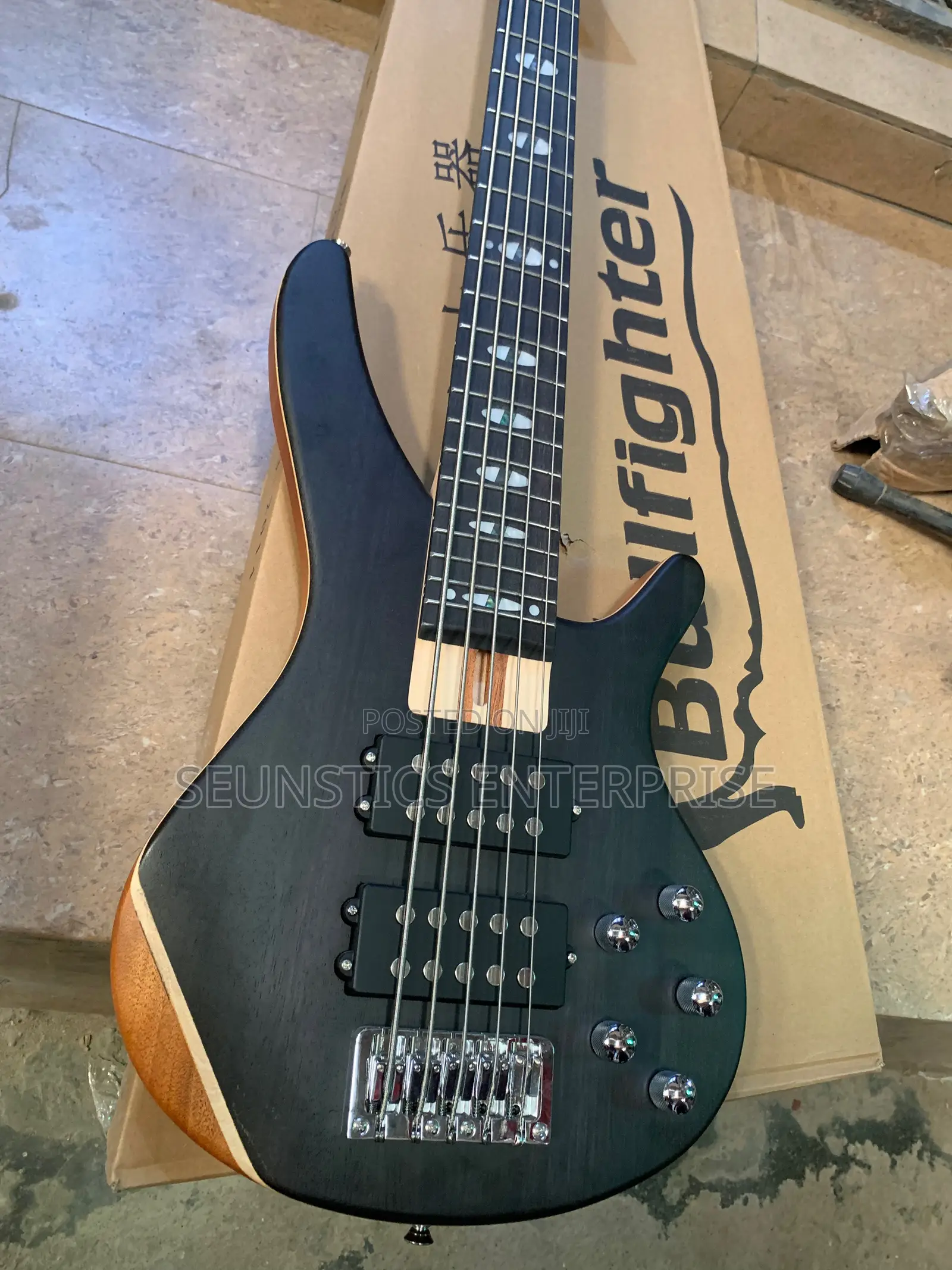 Quality Bullfighter Five String Bass Guitar