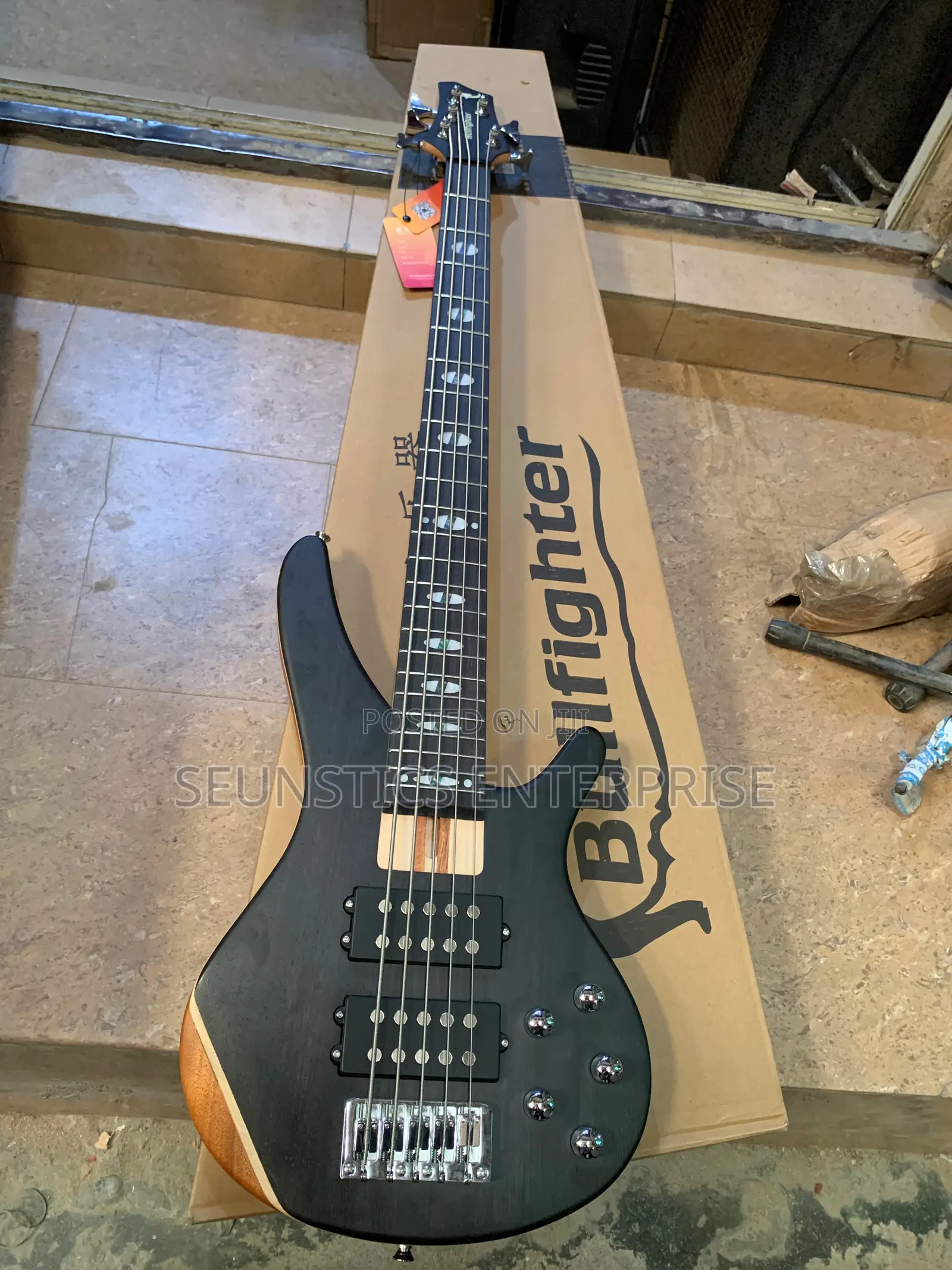Quality Bullfighter Five String Bass Guitar