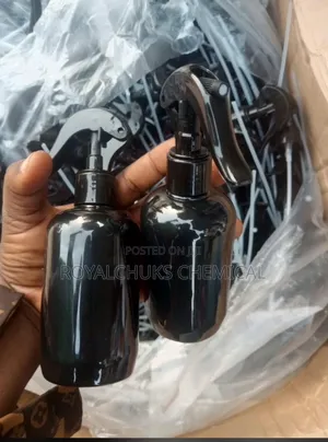 250ml Black Lotion With Spray Cover